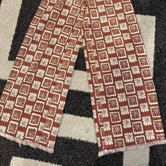 Billabong brown and cream wide leg jeans - Picture 3 of 3